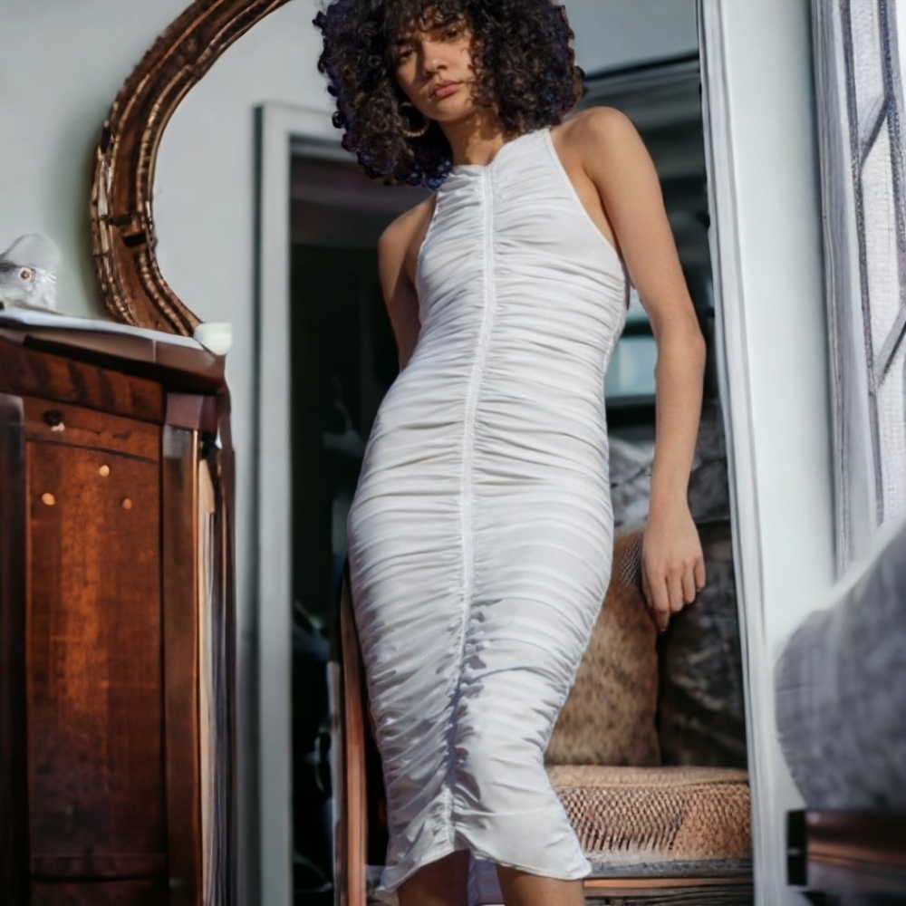 A.L.C. White Midi Dress